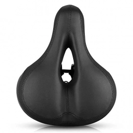 QuRRong Sièges VTT QuRRong Siège de vélo Pad Sport VTT Vélo Selle avec Coussin Creux Faire du Vélo Très Douce Confort Selle Convient à la Plupart des vélos (Color : Black, Size : One Size)