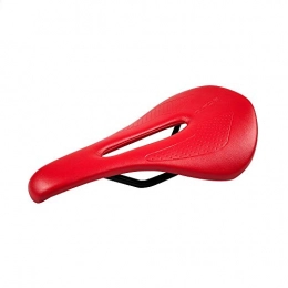 QYLOZ Pièces de rechanges QYLOZ Sport extérieur 2020 Selle Seat EC90 Vélo VTT Vélo Route Selles VTT Racing Selle PU Respirant Doux Coussin d'assise Noir Rouge Blanc (Color : Rouge)