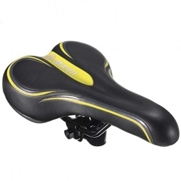 QYLOZ Pièces de rechanges QYLOZ Sport extérieur Selle vélo Coussin vélo Siège Respirant Souple Confortable Route VTT Selle de vélo BMX Junior Enfants Garçon Fille des Jeunes (Color : Jaune)