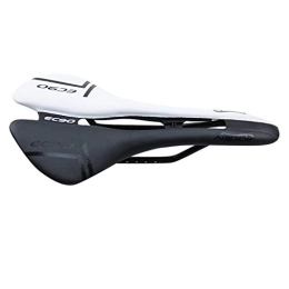 RETHPA Sièges VTT RETHPA Selle de Vélo, Selle VTT Cyclisme en Cuir Souple de la Selle VTT Épaissie Confort supplémentaire Ultra Soft Coussin Coussin de Coussin de Coussin de vélo (Color : Black White)