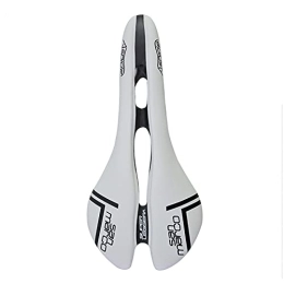 RETHPA Sièges VTT RETHPA Selle de Vélo, Selle VTT Selle Selle assoiffe Hommes Cyclisme vélo Selle vélo vélo pièces de Rechange (Color : Carbon White)