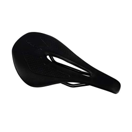 RETHPA Sièges VTT RETHPA Selle de Vélo, Selle VTT Selle à vélo Coussin de Silicone Coussin en Cuir PU Gel de Surface Confortable Bicyclette Selle à vélo Antichoc (Color : Black)