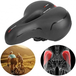 SALUTUYA Pièces de rechanges SALUTUYA Selle de vélo de Route Selle de vélo de Montagne Respirante, pour VTT(Red)