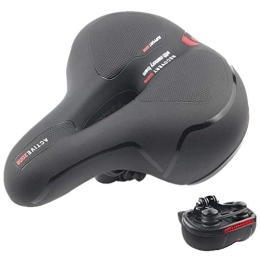 hanbby Pièces de rechanges Selle De Velo Confortable Selle VTT Homme Siège de vélo Coussin Accessoires vélo Se Vélo Siège Gel Couverture De Siège De Vélo Red, Free Size