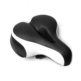 REETWO Pièces de rechanges Selle De Vlo De Montagne Vlo Grand Sige De Vlo Large Coussin Rouge Et Noir Comfort Soft Gel (Blanc)