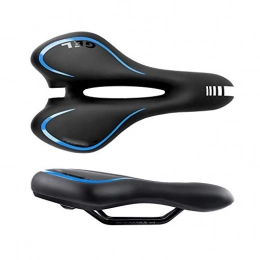 LieYuSport Pièces de rechanges Selle de Vélo avec Bande Réfléchissante, Selle Vtt Respirant Doux Haut élastique Unisexe, Selle Velo Confort Capitonné de Mousse de Mémoire, Selle Velo pour Bicyclette / VTT / Vélo de Route, Siège de Vélo