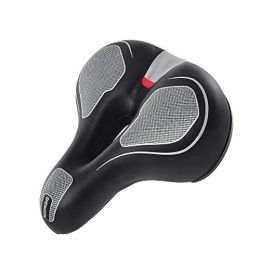 SIRUL Pièces de rechanges Selle de vélo, Confortable Hommes Femmes siège de vélo Coussin, Ergonomique, avec Boule d'Amortisseur à Double Ressort, avec Bande Réfléchissante, pour Bicyclette / VTT / Vélo de Route