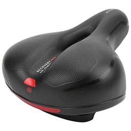 Eulbevoli Pièces de rechanges Selle de vélo de Montagne, Selle de vélo étanche Creuse Respirante Selle de vélo Antichoc pour VTT VTT / vélo de Route(Red)