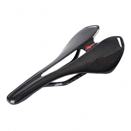 Wangxiaoxia Sièges VTT Selle de vélo en fibre de carbone - Design creux et léger - Coussin de selle pour vélo de montagne et vélo de route - 1 lot pour VTT, vélos de route et d'extérieur