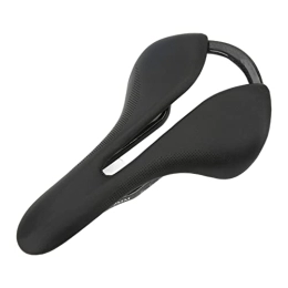 Alomejor Sièges VTT Selle de Vélo Selle de Vélo en Fibre de Carbone, Selle de Vélo éTanche, SièGe de Vélo Creux Respirant pour Une Conduite Stable