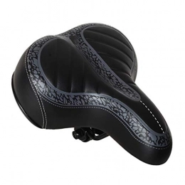 Stylelove Pièces de rechanges Selle de vélo Souple en Cuir PU, Large Grand vélo vélo Gel Cruiser Extra Comfort Soft Pad siège de Selle pour VTT vélo de Route vélo de Route