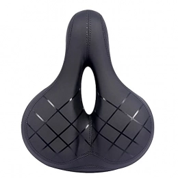 Jiyagshu Sièges VTT Selle de Vélo Ultra Confortable, Selle de Vélo Imperméable avec Boule d'Amortisseur à Double Ressort, Antichoc Selle VTT à Design Creux Respirant, Siège de Vélo avec Bande Réfléchissante Type B