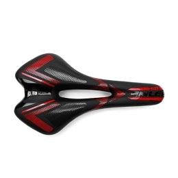 ALEFCO Sièges VTT Selle de vélo universelle respirante et confortable pour VTT, vélo de route, selle de vélo de course (rouge)