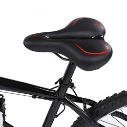 Ejoyous Pièces de rechanges Selle de vélo universelle Selle de siège de vélo en gel de silice ultra doux, selle de siège de vélo ergonomique à absorption des chocs pour vélo de ville VTT et vélo de route, coussin de selle