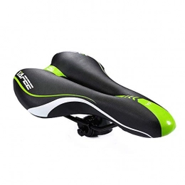 HJUN Pièces de rechanges Selle De Vélo VTT Siège Haute Résilience Peau Polyuréthane, Durable, pour Les Vélos De Montagne en Plein Air, Vert