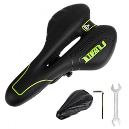 SUPERNIGHT Pièces de rechanges Selle de vélo VTT Supernight - Selle de vélo ergonomique, imperméable et respirante - Coussin de cyclisme pour homme et femme - Vert