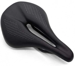 SAIYI Pièces de rechanges Selle PU + vélo en Fibre de Carbone Selle Route VTT VTT Vélo Selle Homme Cyclisme Selle Trail Confort Courses Seat Rouge Blanc