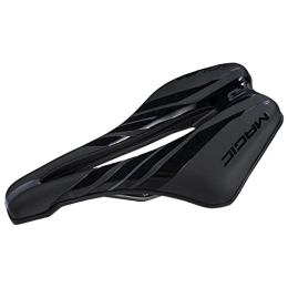 WEbjay Sièges VTT Selle Velo Bicycle Saddle Mountain Road Bike siège rempli de Silicone PVC Afficage des Chocs de Surface en Cuir VTT Accessoires de Cyclisme à vélo Selles VTT (Color : Bike Saddle Gray)