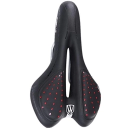 zhppac Pièces de rechanges Selle Velo Confort Femme Selle VTT Homme Siège de vélo Coussin VTT Siège Siège de Vélo de Montagne Vélo Accessoires Accessoires de vélo pour Hommes Red, Freesize