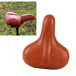 SXLZ Pièces de rechanges Selle Velo Confort, Siège De Velo Route Ergonomique Coussin Grande Résistant À l'eau Compatible avec Sièges De VTT Et Randonnée, Brown