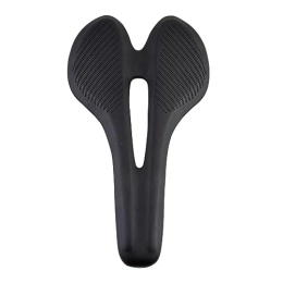 LVTFCO Pièces de rechanges Selle Velo, Selle VTT Homme Selle de vélo de vélo de Bicyclette en Fibre de Carbone Convient pour Les Accessoires de vélo de Route Pièces Pièces Cuir Racing Siège