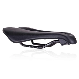 WEbjay Sièges VTT Selle Velo VTT Vélo de Route Selle à vélo Ergonomique de Conception de Nez Court Selle Large et Confort Long Voyage 146 mm ultraliers TT Siège Creux Selles VTT (Color : Black)