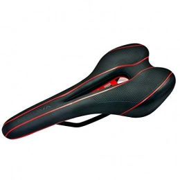 AXXMD Sièges VTT Selle VTT Confortable Rail en Acier Cuir Synthétique Creux Respirant Gel Doux Coussin Route Silicone VTT Vélo Vélo Vélo Seat Selle (Color : Sa018)