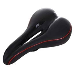 hanbby Pièces de rechanges Selle VTT Selle VTT Homme Cyclisme Accessoires VTT Siège Siège de vélo Coussin Vélo Accessoires Vélo Siège Gel Housse De Siège pour Vélo Red, Free Size