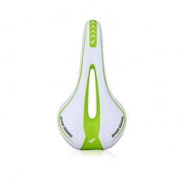 Gneric Sièges VTT Selle VTT Silicone Gel Extra Soft vélo Selle VTT Coussin vélo Selle Creux de Cyclisme sur Route VTT Siège Accessoires Vélo (Color : White Green, Size : One Size)