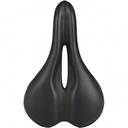 SXLZ Sièges VTT Selles De Vélo, Confort De Siège De Vélo Coussin De Vélo Étanche Convient Aux Hommes / Femmes VTT Et Vélos De Ville, Black