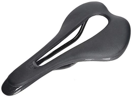 SANS Pièces de rechanges Siège de vélo en fibre de carbone confortable pour VTT, VTT, vélo de course, cyclisme, selle légère avec housse en cuir