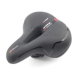 Bestine Pièces de rechanges Siège Selle Vélo Montagne Creuse, Conception Ergonomique épaissir Le Siège Adapté pour Vélo De Route VTT Vélo d'exercice Vélo Pliant (Red)