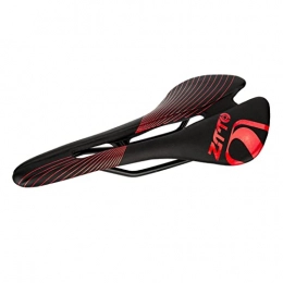 SM SunniMix Pièces de rechanges SM SunniMix Confort Vélo Selle Coussin Creux Siège de Vélo Flexible Ergonomique PP étanche Antichoc pour Route VTT Vélo Pièces de Vélo Hommes et Femmes - Noir Rouge