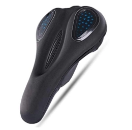 SMSOM Sièges VTT SMSOM Siège de vélo Le Plus Confortable pour Les Hommes et Les Femmes avec Coussin Souple Ajustement Universel pour Faire de l'exercice vélo et vélos de Plein air vélo de Montagne (Color : Blue)