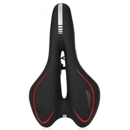 SYKJ Pièces de rechanges Souple et élastique vélo Seat Silicone vélo Selle Professionnelle VTT Gel Selle VTT Coussin vélo pour Hommes, Rouge