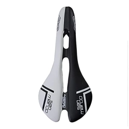 Sparrow Angel Pièces de rechanges Sparrow Angel Selle VTT Selle Selle assoiffe Hommes Cyclisme vélo Selle vélo vélo pièces de Rechange (Color : Carbon Black White)