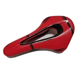 Sparrow Angel Pièces de rechanges Sparrow Angel Selle VTT Ultraléger Full Carbon Selle vélo de Course Siège Route Selle Homme sans Vélo Seat Mat vélo Pièces de Rechange (Color : Red Logo)