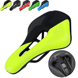 SUSHOP Pièces de rechanges SUSHOP Selle de vélo, Coussin vélo de Montagne imperméable siège vélo vélo Selle rembourrée VTT VTT, vélo Pliant, vélo de Route, Jaune