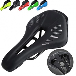 SUSHOP Pièces de rechanges SUSHOP Selle de vélo, Coussin vélo de Montagne imperméable siège vélo vélo Selle rembourrée VTT VTT, vélo Pliant, vélo de Route, Noir