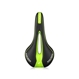 TTSJSM Sièges VTT TTSJSM Selle VTT Coussin de Selle de vélo de vélo de Montagne Creux Respirante Coussin de Selle de Selle de vélo de Montagne Creux Respirante Selle VéLo De Route (Color : Black Green)