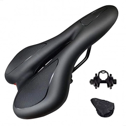 Tuimiyisou Siège de vélo de vélo Selle, en Silicone Souple rembourré Coussin Respirante pour VTT Route VTT Vélo pour VTT Route VTT Vélo