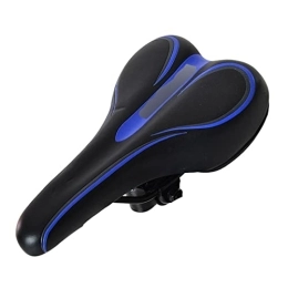 TYTbygml Pièces de rechanges TYTbygml Siège de vélo Confortable, Selle de vélo de Montagne Souple imperméable, Selle de vélo de Route avec Amortisseur, pour VTT VTT vélo de Route vélo d'exercice (Color : Blue, Size : One Size)