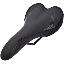 URJEKQ Pièces de rechanges URJEKQ PU Selle Velo, Selle VTT Confort Siège Vélo Montagne Selle Cuir Silicium Mémoire Imperméable pour Bicyclette VTT