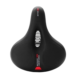 vincente Pièces de rechanges vincente Bike Saddle Replacement Unisex Bike Bicycle Extra Comfort Gel, Bike Seat-Selle Vélo VTT Respirant Selle Vélo en PU Cuir, Saddle Seat with Reflective Strip for MTB