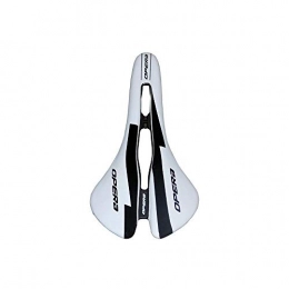 QEYIMFXA Sièges VTT Vlo Seat Selle VTT Route Selles VTT Racing Selle PU Doux et Respirant Coussin de sige White