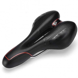 QEYIMFXA Pièces de rechanges VTT Vlo Vlo Selle Souple Confortable Moyen Creux Cyclisme de Montagne Coussin Pad Skidproof Pices de vlos Black Red