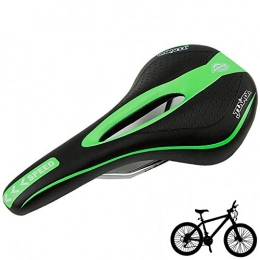 WanShiHengTong Sièges VTT WanShiHengTong Accessoires Vlo Ride New Bike Race Selle vlo Selle VTT for Le Corps Confortable, 451A (Bleu + Blanc) Nouveau en 2020 (Couleur : Green)