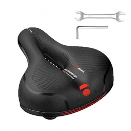 WDEC Pièces de rechanges WDEC Selle de Vélo, Conçu avec Bande Réfléchissante Arrière, Mousse à Mémoire de Forme, étanche, Creux Boule d'Amortisseur à Double Ressort, Confortable Convient pour Bicyclette / VTT / Vélo de Route