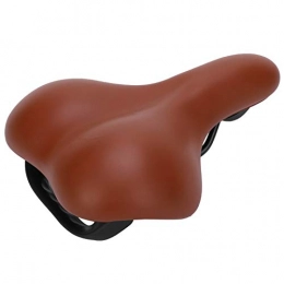 Weiyiroty Pièces de rechanges Weiyiroty Selle de vélo, siège de vélo en Cuir PU Solide, vélo Durable pour vélo Ordinaire VTT vélo de Route(Brown)