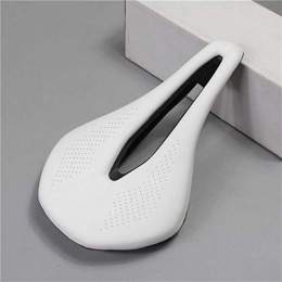 WOOAI Siège vélo Selle VTT Route Selles VTT Racing Selle PU Respirant Coussin Souple Livraison Gratuite, Blanc